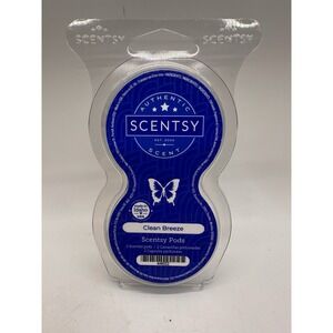 Scentsy Pods Clean Breeze 2 Pack Authentic New Sealed